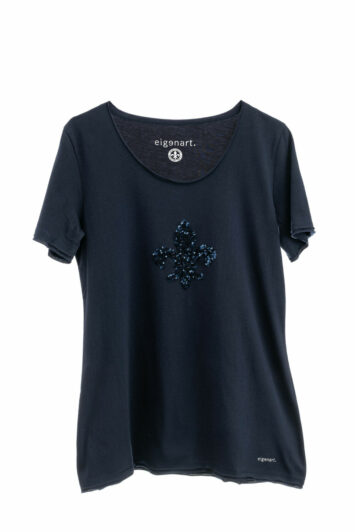 Lilien Shirt Sommer 22 blau/blau