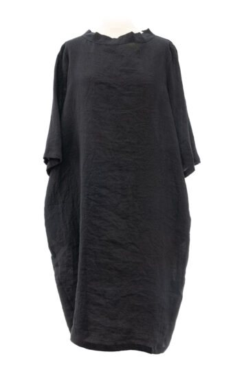 Hindahl Leinenkleid schwarz