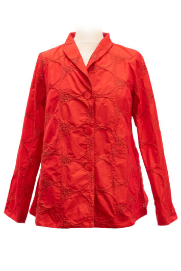 Hindahl Taftjacke rot