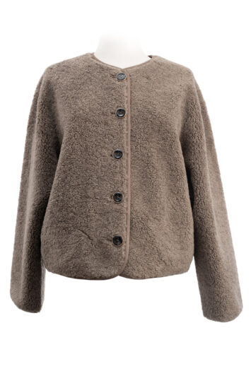 0039 Italy Teddyjacke Ricarda beige
