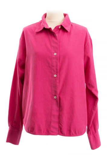 0039 Italy Cordhemd pink