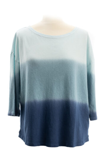 SALE Majestic Batikshirt weit blau